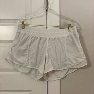 Lululemon Athletica White Athletic Shorts
